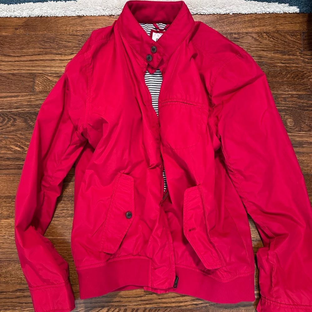 GAP Red Harrington Jacket - Mens Medium